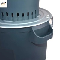 Nouveau broyeur et déchiqueteur d'aliments pour volailles Bolu BL-0154 avec système de contrôle automatique, haute efficacité, 50/60L, usage agricole, garantie de 6 mois