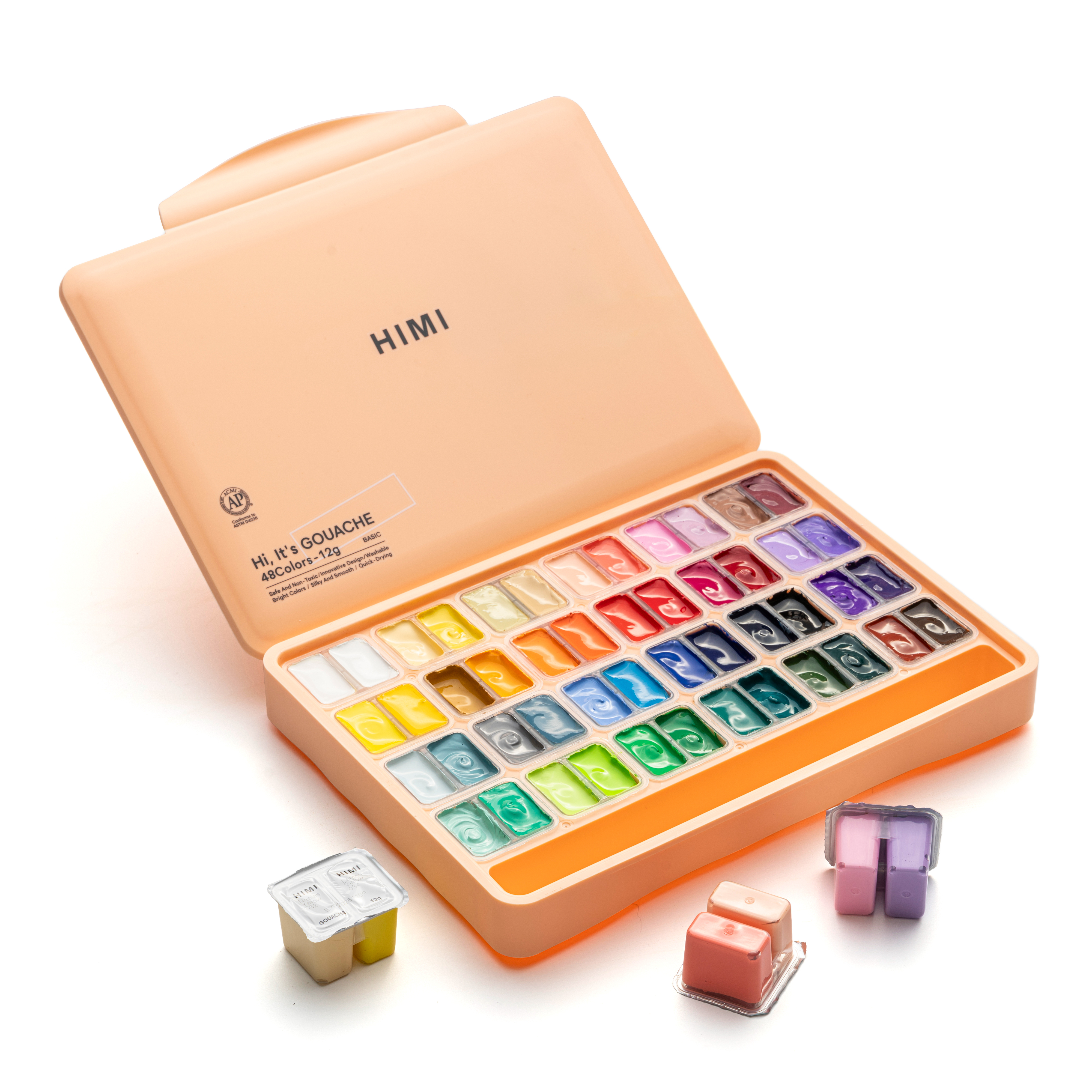HIMI 48COLORS 12G GOUACHE PAINT SET - Vibrant Art Supplies