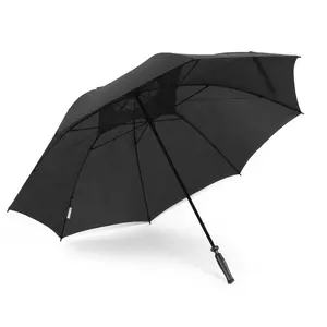 Black Storm Resistant Hurricane Umbrella
