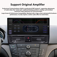 Radio para Auto Penhui 16+512GB Crystal Sound 850 Android 14 para Opel Insignia y Buick Regal 2009-2013, Pantalla de 12.3 Pulgadas, Reproductor de DVD