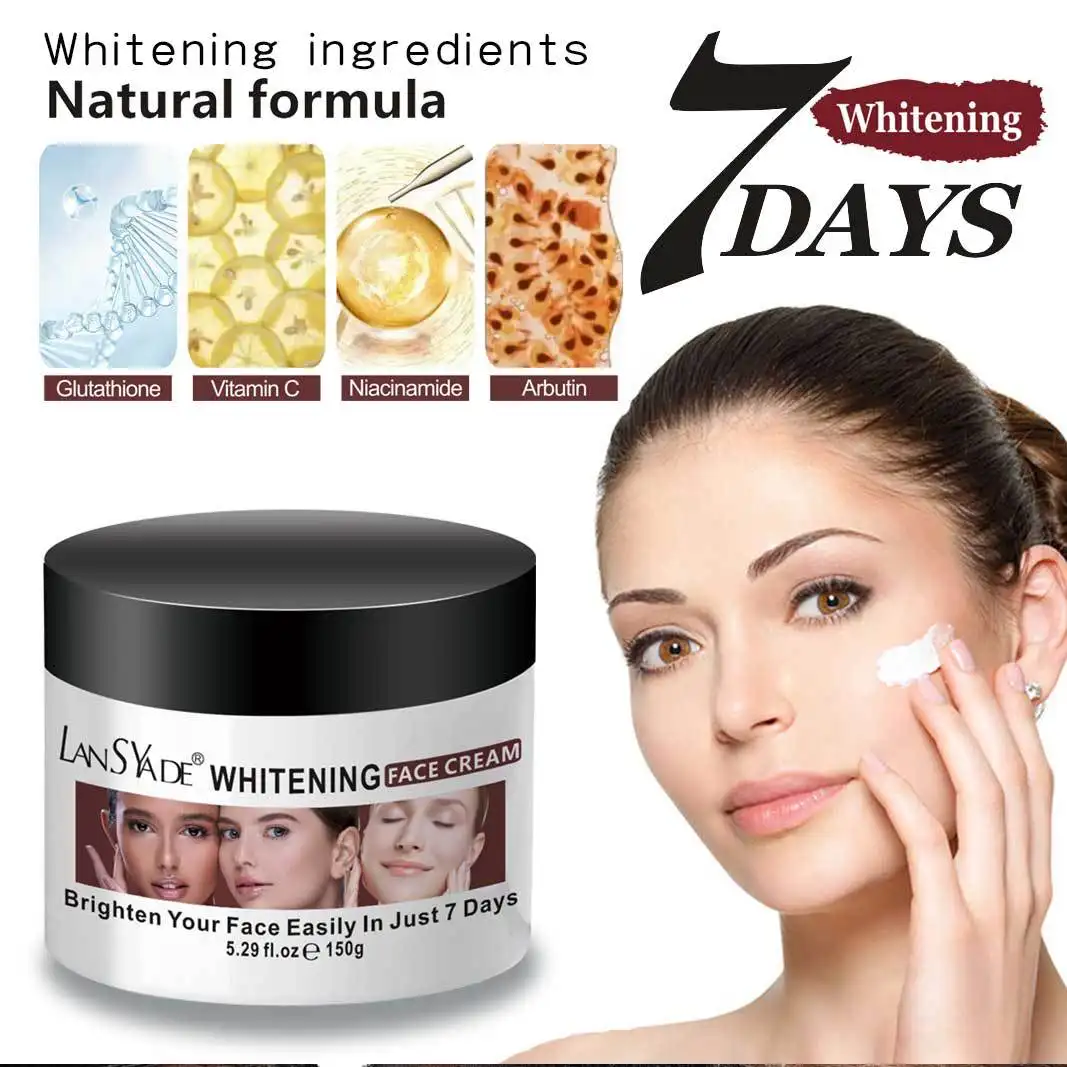 High Quality Whitening Face Cream 7 Days Strong Removal Dark Spot Moisturizer Anti Aging Brightening Skin Care Freckle Cream