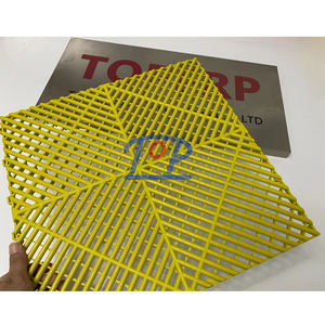 Azulejos de piso entrelazados de PP de diseño moderno de alta resistencia para sala de exposición de automóviles, garaje, lavado de autos, capacidad de modelo - Product Image 3