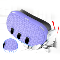 Silicone VR Shell Case Face Cover Accessoires Pour Meta Quest3 VR Lunettes Peau Housse De Protection