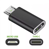 Convertisseur de connecteur d'adaptateur de données de téléphone portable de type C femelle vers Micro USB mâle pour Samsung Xiaomi Huawei