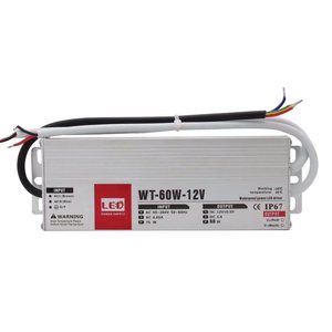 Thin Slim DC 12 V 5 Amp <span class=keywords><strong>60</strong></span> <span class=keywords><strong>Watt</strong></span> Chuyển Mạch SMPS IP67 Chống Thấm Nước <span class=keywords><strong>LED</strong></span> <span class=keywords><strong>Driver</strong></span> Power Supply - Product Image 1