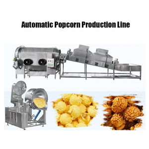 Nhà máy cung cấp tự động Hương vị caramel gas bỏng ngô Maker máy hiệu quả cao bỏng ngô dây chuyền sản xuất - Product Image 2