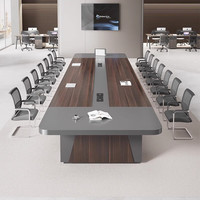 Ensemble de chaises de bureau de réunion modernes XTHYZ-001, processus de scellement complet des bords, design extensible pour salles de conférence, mélamine durable
