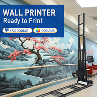 Máquina de impresión de papel tapiz de impresora de inyección de tinta de pared Vertical de tinta a base de agua 3D al por mayor de la venta al por mayor