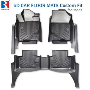 Alfombrillas de Coche 5D TPE Personalizadas para Honda Civic |   Juego Completo de 3 Piezas |   Antideslizante, Impermeable para Todo Clima - Product Image 1