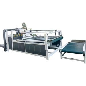 Máquina encoladora de carpetas de cajas de cartón corrugado semiautomática adecuada para cartón corrugado de 3 5 7 capas - Product Image 6