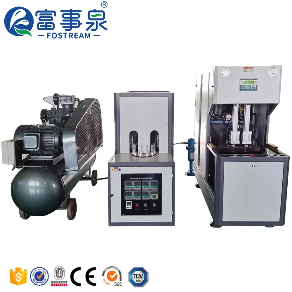 Good Price Semi Automatic Small Plastic PET Mineral Water Bottle Stretch Blow Molding Blowing Moulding Making Machines