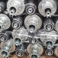 Rouleau de convoyeur à pignon en acier au carbone durable fabriqué en Chine pour système de manutention de matériaux