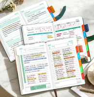 Carnet de voyage A5 en cuir avec reliure cousue, agenda, carnet de notes, planificateur 2027, agendas personnalisés