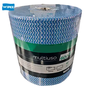 Wholesale Panos Multiuso 300m Jumbo Cleaning Wipe Food Industry Brazil Jumbo Rolo