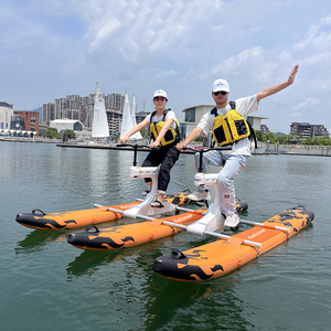 水の活動のための中国デザイン二人用ペダルバイクインフレータブルウォーターバイク - Product Image 6