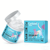 Lingettes pour les yeux des animaux de compagnie pour chiens et chats, lingettes nettoyantes pour les yeux, lingettes nettoyantes pour animaux de compagnie, lingettes nettoyantes pour les yeux, lingettes nettoyantes pour animaux de compagnie