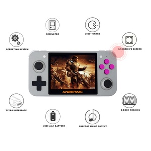 RG350 IPS เกมคอนโซลเกมย้อนยุค 2500+ เกม RG350 โปรแกรมจำลอง PS1 16GB - Product Image 4