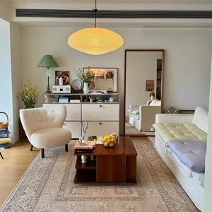 Poltrona Singola Reclinabile in Legno Stile Vintage Francese, Design Casual Color Crema per Soggiorno, Arredamento Casa Little <span class=keywords><strong>Petra</strong></span> - Product Image 3