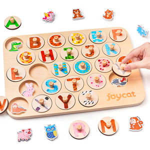 Joycat-Juego <span class=keywords><strong>de</strong></span> bloques <span class=keywords><strong>de</strong></span> construcción para niños, juego <span class=keywords><strong>de</strong></span> rompecabezas 3D, figuras musicales, juguetes educativos Montessori - Product Image 6