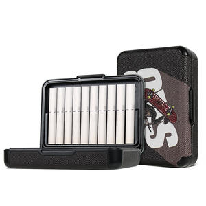 Caja de cigarrillos de moda para cigarrillos cortos de 48mm caja de almacenamiento de patrón creativo accesorios de soporte de palo de cigarrillo antipresión - Product Image 1