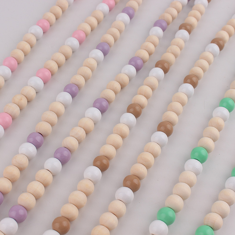 Cartoon Mushroom Hanging Rope Colorful Silicone Bead Lanyard for Mobile Phone Key Phone Jewelry Image 3