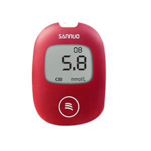 Medidor de glucosa en sangre <span class=keywords><strong>Sinocare</strong></span> para uso doméstico - Estable y preciso para uso médico (<span class=keywords><strong>tiras</strong></span> reactivas para la prueba de glucosa en sangre no incluidas) - Product Image 1