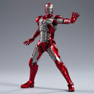 Nuovo 2026 ZT Zd Toys Iron Man Originale Autentico Edizione 10° Anniversario Marvel - Iron Man Mk5 Non Luminoso <span class=keywords><strong>Action</strong></span> <span class=keywords><strong>Figure</strong></span> 1/10 - Product Image 4