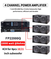 Amplificador Profesional Rock de 2500 Rms, Amplificador para Subwoofer FP22000Q para Escenarios en Vivo