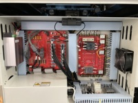 Imprimante automatique de pâte à souder GD450+ QIHE pour circuits imprimés SMT/SMD avec une zone d'impression maximale de 450x350 mm et une épaisseur de 0,4 à 6 mm