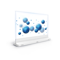 Écran transparent OLED innovant de 55 pouces pour le design d'intérieur Ascenseur Magasin de détail Éducation Installation de sol Centres commerciaux