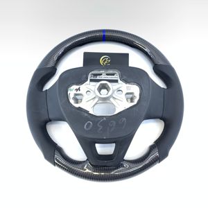 CCexcellent พวงมาลัยคาร์บอนไฟเบอร์ดีไซน์แบบ <span class=keywords><strong>MK4</strong></span>สำหรับรถฟอร์ดลายทางสีน้ำเงินและสีดำ - Product Image 3