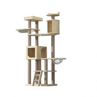 Tour d'arbre pour chat en bois et sisal, grande taille, pour vente en gros aux fabricants de produits pour animaux de compagnie