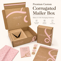 Cajas de Embalaje de Cartón Plegables Biodegradables Personalizadas de Alta Calidad para Pasteles, Galletas, Bizcochos y Donuts con Logotipo