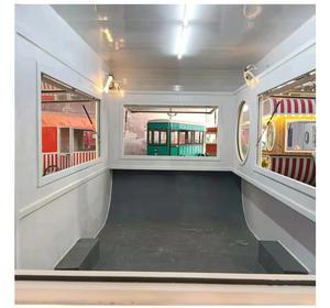 Customizable Food Trailer Van Cart With Full Kitchen Equipments For Snack Cooking And Selling At Street And Park - Product Image 5