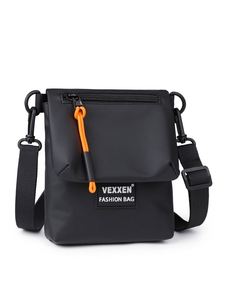 Nueva Bolsa Cruzada de PU para Hombre, Impermeable, para Guardar el Teléfono - Product Image 1