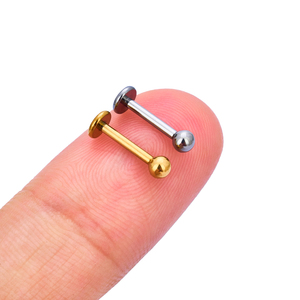 Bán buôn ASTM F136 Titan Zircon tai mũi Stud labret chủ đề nội bộ đẩy trong môi Vòng tragus Thùy cơ thể <span class=keywords><strong>piercing</strong></span> đồ trang sức - Product Image 6