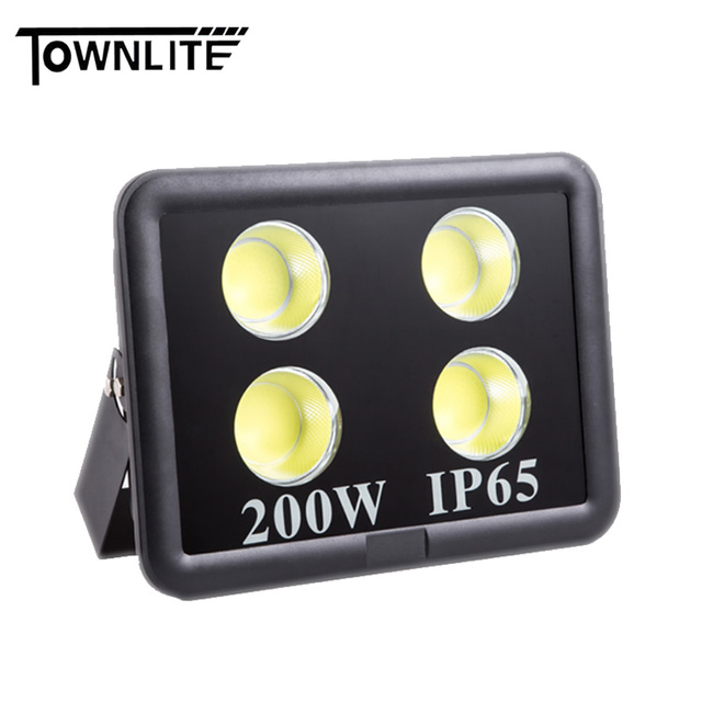 IP66 Waterproof Aluminum Outdoor 200W LED Flood Light 6000K Daylight Commercial Stadium Lighting