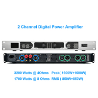 FP-7000 2 Kanallı Dijital Güç Amplifikatörü 4800W RMS 1U Raf Montajlı Profesyonel Ses Amplifikatörü KTV Canlı Ses Sahnesi için