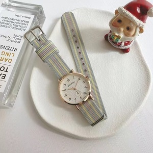 Montre pour femme, bracelet en toile, montre à quartz, montre étanche, montre tendance - Product Image 4
