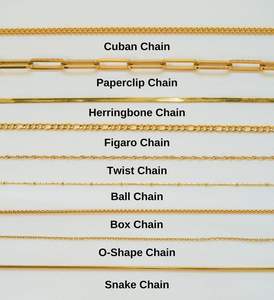 לוטוס מותאם אישית 9k 14k <span class=keywords><strong>18k</strong></span> זהב אמיתי מוצק נייר כריכה רכה שרשרת שרשרת כבלים - Product Image 4