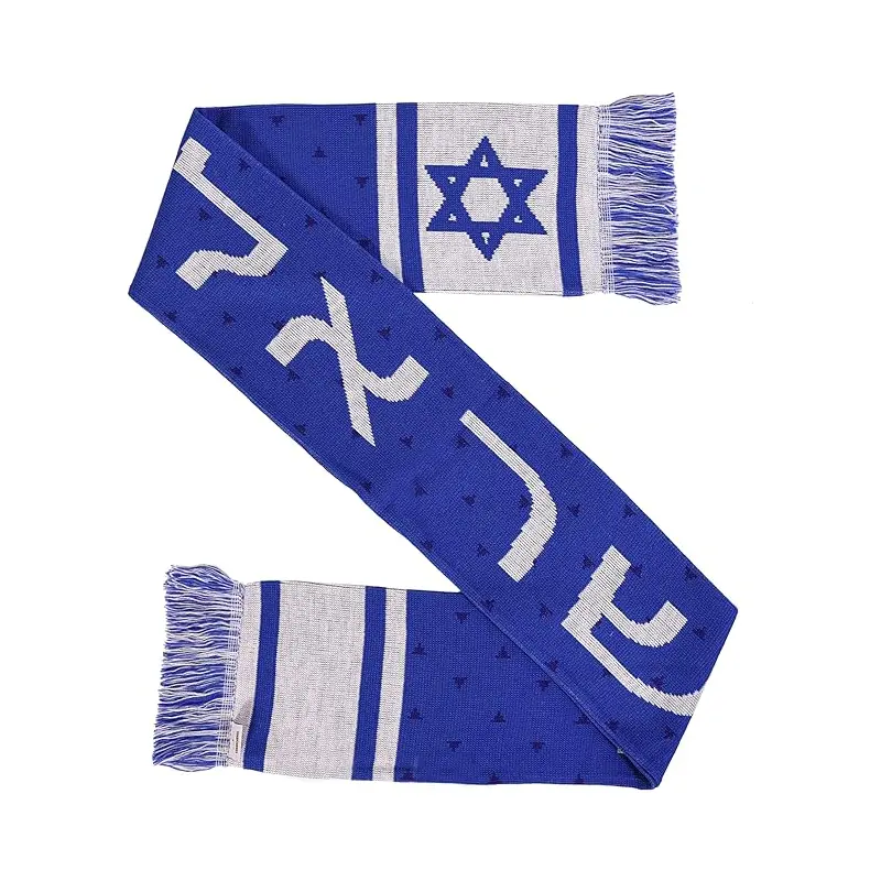 Israel Euroscarves Alemania Deutschland fútbol mini fans equipo acrílico fútbol svarves deportes fan bufanda