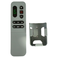 Kit de ventilateur de plafond 60W AC DC avec télécommande à affichage numérique et carte de circuit imprimé BLDC (type PCBA)