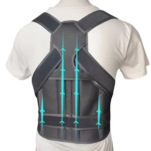 Wholesale Breathable Spine Support Corrector De Postura Full Back Straightener Shoulder Posture Corrector Brace