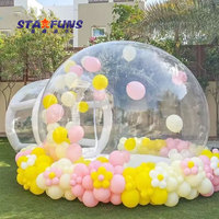 Ballons gonflables commerciaux de maison de bulle de rebond extérieure de partie d'enfants tente gonflable transparente de bulle Gonfiabile