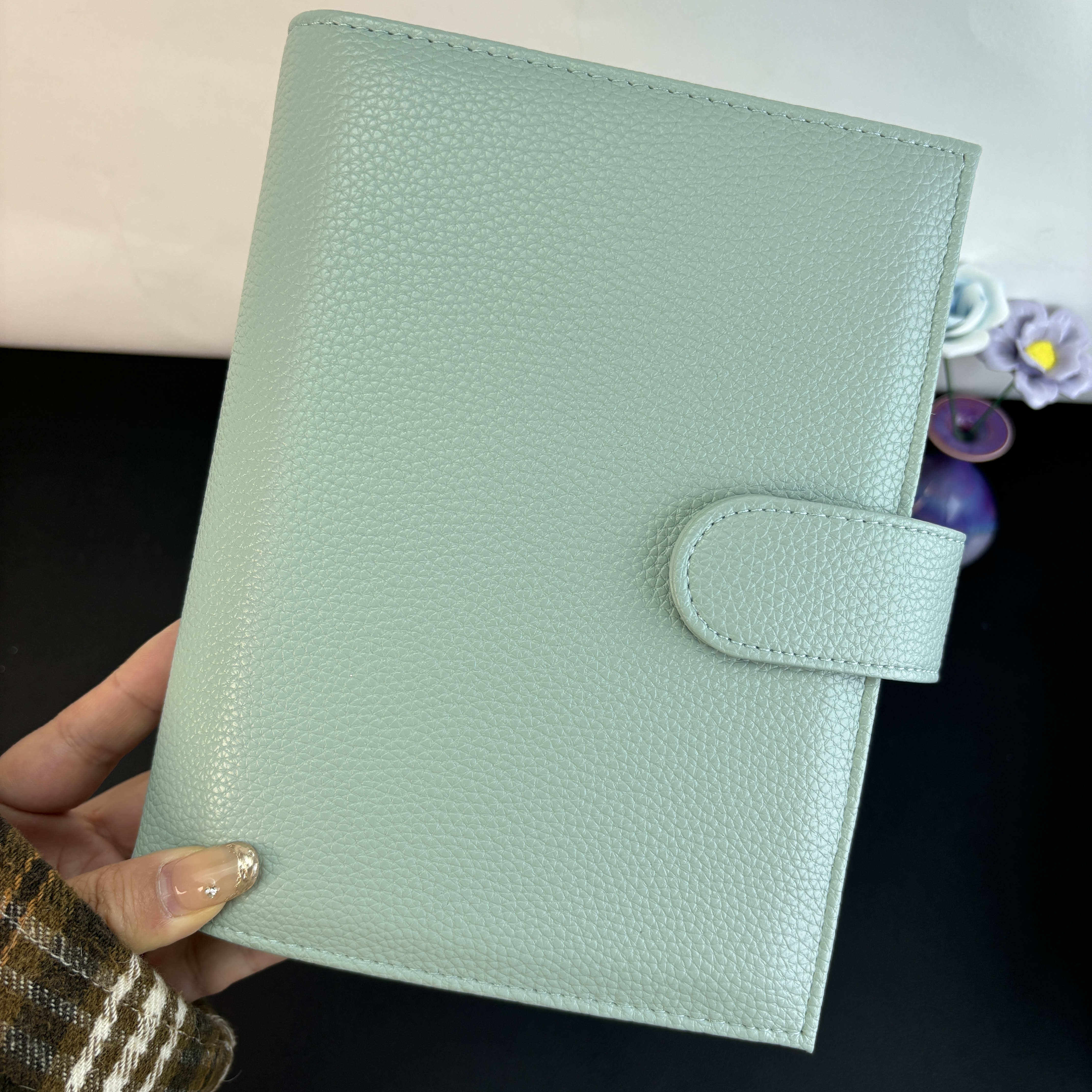 Couverture de galets turquoise