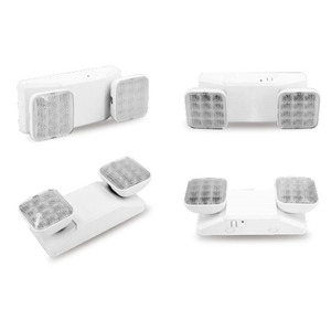 Thương mại nước ngoài đúp Head LED khẩn cấp sơ tán ánh sáng với Li-ion pin ip33 IP65 đánh giá 3 giờ thời gian khẩn cấp - Product Image 4