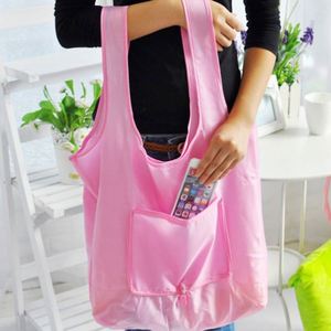 Logo Customized <b>Foldaway</b> Storage Grocery <b>Bag</b> Wallet Eco-friendly Shopping <b>Bag</b> With Zipper - Product Image 6