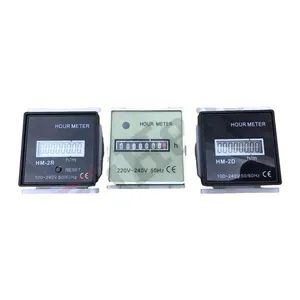 DC 12V 24V 36V 48V LCD תצוגת טיימר מתג שעה מטר דלפק AC 110V 220V HM-2D,HM-2R