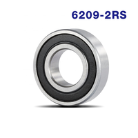 Roulement à billes à gorge profonde de haute qualité 6209 6209ZZ 6209 2RS, dimensions 45x85x19mm, roulement 6209 6209-2Z 6209-2RS