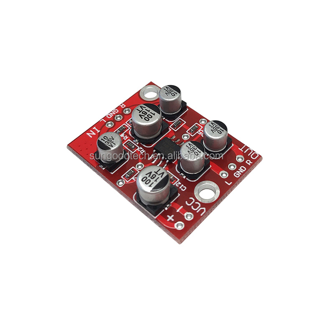 AD828 Operational Amplifier Preamplifier Board Audio Amplifier Module Single Power Supply 5V-15V